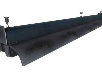 Fluorescent Lamp 07 Low-poly 3D model