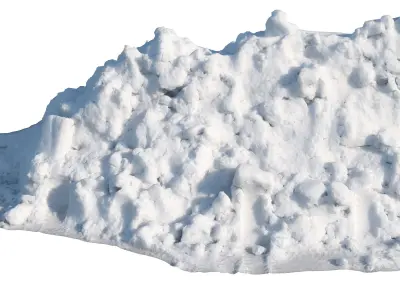 Ultra realistic Snow fence  2021 Low-poly 3D model