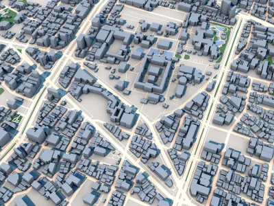 Shitennoji Temple Osaka Japan 3D model