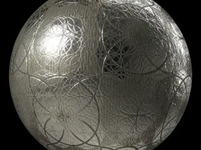 Fabric Materials 38- Shiny Lace Fabric Pbr 4k Seamless Texture