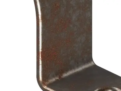 Rusty Steel Clamp 3D model
