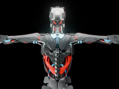 Robot Character 2 3D model