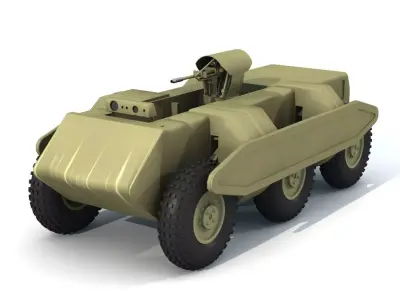 Robot Sci Fi Tank 3D model