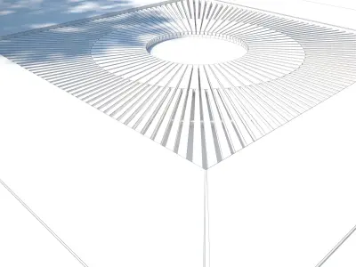 Tree Grate 02 3D model