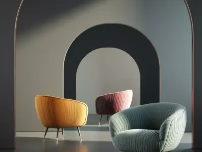 Furniture Armchair 001 3D model