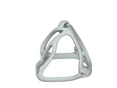 SciFi Cube Object No 63799 Low Poly Shape Low-poly 3D model