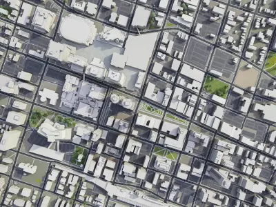 Hamilton Low-poly 3D model