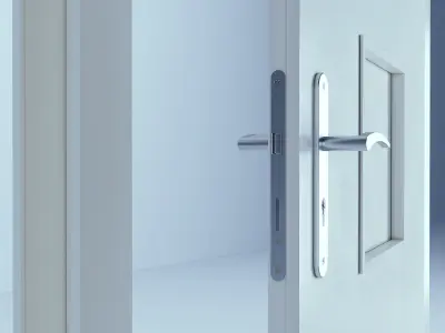 White Door 50 3D model