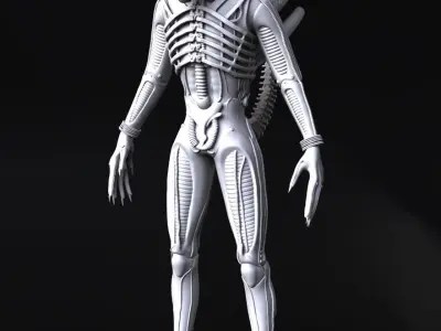 Xenomorph alien 3D model