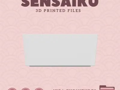 UPPDATERA Storage Box V2 for Mini Dollhouse - IKEA - 3D Print 3D print model