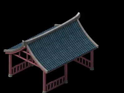 Game Building - Gazebo 2709 3D model