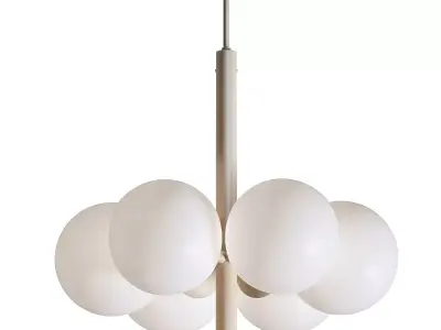 Kaiser Leuchten Opaline Chandelier 3D model