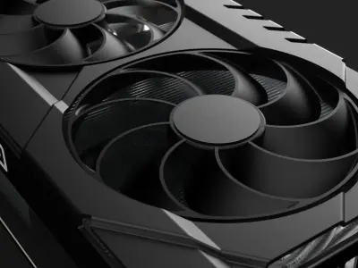 GPU RTX 3070 TI - High Quality 3D model