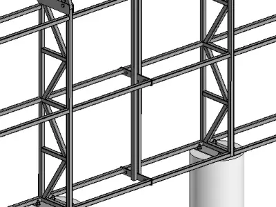Hangar tent 3D model