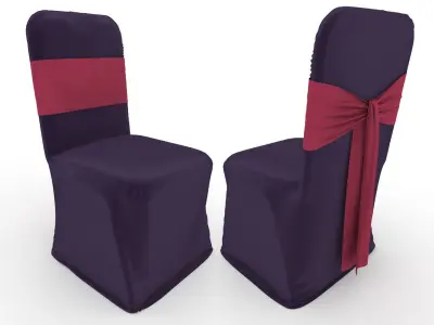 Collection Banquet Chair 18 3D Model Pack