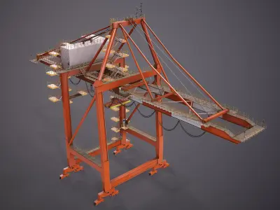  Port Container Crane PBR 