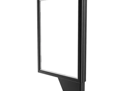 Advertising stand display Billboard 06 Low-poly 3D model