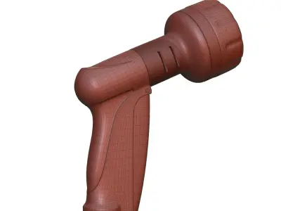 Garden Hose Nozzle Low-poly 3D model