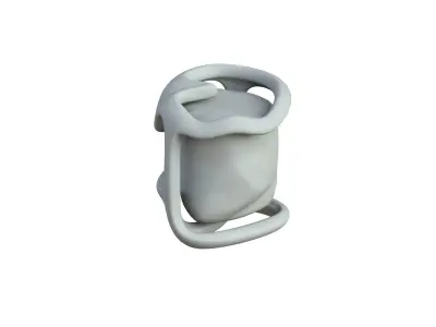 SciFi Shape Object Low Poly 20 Low-poly 3D model