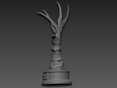 Freddy Krueger hand 3D print model