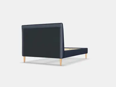 IDANAS Upholstered bed frame 3 Low-poly 3D model