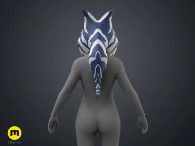 Ahsokas Lekku Mold - Star Wars Rebels 3D print model