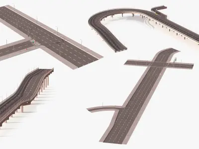  Highway Road Elements Collection 3 