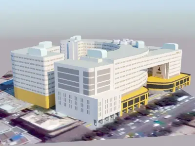 IRN MASHHAD ARMAN SHOPPING CENTR Low-poly 3D model