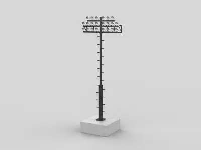 Stadium Lighting  3D model