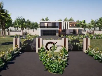 Four Bedroom House 3D model