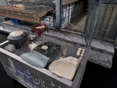 Nan Shop 3D Model By zambeelstudios Low-poly 3D model