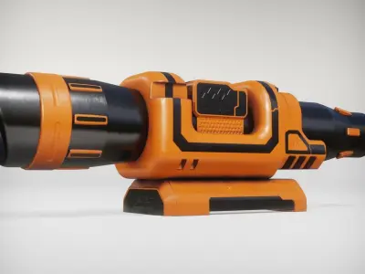 Sci-fi Scope Low-poly 3D model