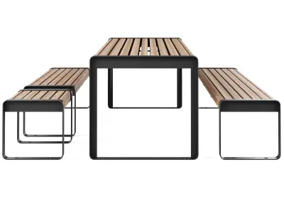 STORR  Benches by Furns 3D model