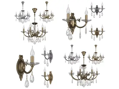694 Stregaro Osgona Collection of Classical Lamps 3D Model Pack