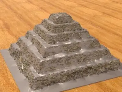 Step Pyramid of Djoser 3D print model