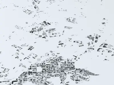 Ibiza Streets and Buildings 3D model