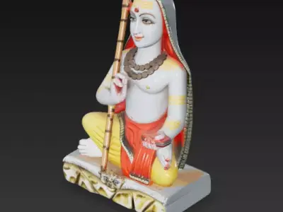 Jagadguru Adi Shankaracharya Ji Sitting Pose Saint FDM Resin  3D print model