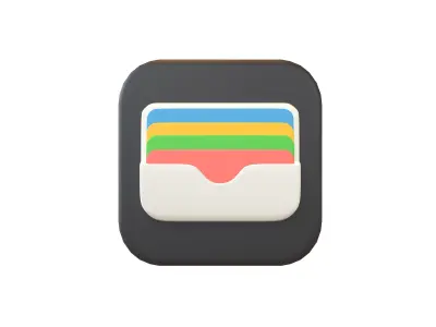 IOS Wallet Icon v1 001 Low-poly 3D model