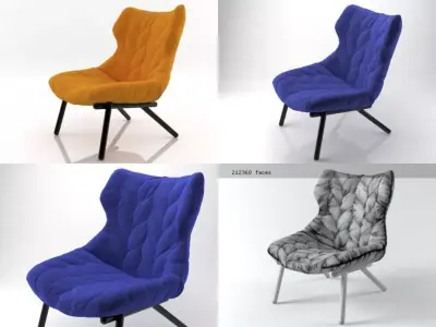 Foliage Chair 3D model