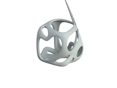 SciFi Cube Object No 16647 Low Poly Shape Texture