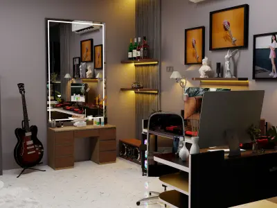 Indoor room 3D model