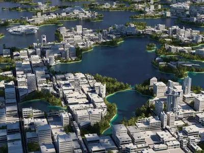 Future City A 8 3D model