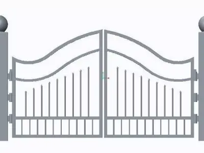 Gate metal 3D model