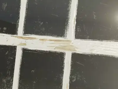 Exfoliated Wood Window 3D model