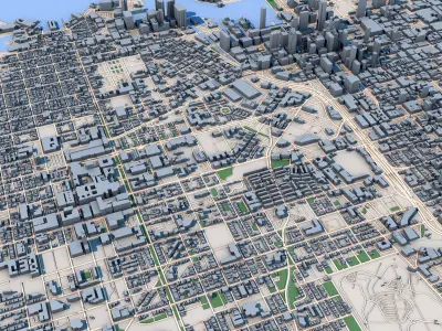 Baltimore City Maryland United States 3D model