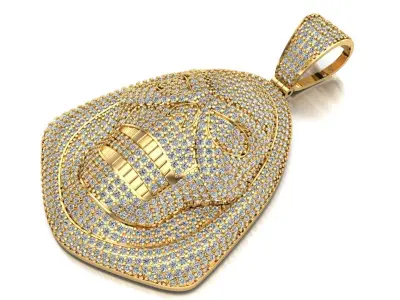 Ghost pendant 3D print model 3D print model