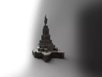 Lenin s Palace of Soviets 3D print model