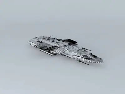 XC431 Gladiator Scout cruiser Free 3D model