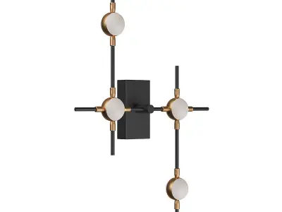 745647 Bergamo Lightstar Sconce 3D model