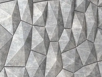 Panel decor tile 3D model